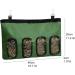Rabbit Hay Feeder Bag with 4 Windows Black - Small Animal Hanging Rack Manger Holder Dispenser for Guinea Pigs, Bunny, Chinchilla, Hamster - Storage Pouch Included - Buy Online on GoSupps.com