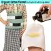 Organic Castor Oil Pack Wrap - Reusable Liver Detox Pack with Two Flannel Layers | Green L-XL - Ideal for Inflammation Relief - Buy Online on GoSupps.com