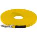 LENNIE BioThane Tracking Leash for Dogs 15-25kg - 1m Long No Hand Loop Durable Yellow Design - Buy Online on GoSupps.com