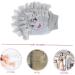 Buy Hemoton Reversible Bath Gloves - Exfoliate with Loofah Shower Mitts | Light Grey | International Shipping - Buy Online on GoSupps.com