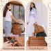 Miss Fong Baby Wrap Backpack Diaper Bag | Leather Multifunction Organizer 19 Pocket Design Includes Diaper Pad & Stroller Hooks - Brown - Buy Online on GoSupps.com