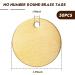 50 Round Brass Tags 1-1/4 Inch Diameter - Blank Valve Tags for Stamping Pets, Plants, Doors - Gold Brass Tags with Hole - Buy Online on GoSupps.com