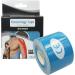 STpro 4 Way Stretch Elastic Waterproof Kinesiologie Tape 5 cm x 16.4 ft 2 Rolls Blue 2 Rolls Blue - Buy Online on GoSupps.com