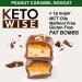Keto Wise Fat Bombs | Chocolate with MCT Oil | Low Fat, Low Carb Snack | 7g Fat, 2g Net Carbs | Peanut Caramel Nougat | Pack of 16 - Buy Online on GoSupps.com