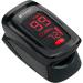 iProven - Oxygen Saturation Monitor Fingertip Pulse Oximeter Monitor Your Heart Rate and O2 Level Clinically Accurate (Black-Red)