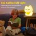 OkiyiD Cat Night Light Fortune Cat Lamp - Touch Control, Rechargeable, Dimmable Bedside Lamp for Nursery - Perfect Cat Gift for Girls and Boys! - Buy Online on GoSupps.com
