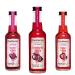 Fruchtwerker Vinegar and Pomegranate Set I Different Varieties I Fruity I Fruit Vinegar I Set Vinegar I Pure Vegetable I Sweet I In Glass Bottles (Pomegranate + Raspberry + Strawberry)