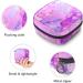 Rosa Gold Marble Menstrual Cup Bag - Portable Period Pocket for Women & Teens - Stylish Storage for Tampons & Breastfeeding Needs - Buy Online on GoSupps.com