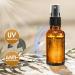 Mkitnvy 10-Pack 30ml Braun Glass Spray Bottles | Portable Atomizers for Essential Oils Perfume & Travel - Buy Online on GoSupps.com