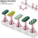 TYTOGE Nail Art Display Practice Stand Magnetic Nail Fingernail Tip Holder Manicure Set Tool for Home DIY Beginner Salon Supplies (Rose Pink) - Buy Online on GoSupps.com