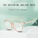 Stylish Lzpcarra Children's Glasses - Unisex Square Design Non-Prescription Clear Lenses Wood B-Khaki | International Shipping Available - Buy Online on GoSupps.com