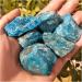 Natural Crystal Rough 500g Natural Apatite Rough Stones Blue Crystal Phosphorite Healing for Yoga Meditation Gifts - Buy Online on GoSupps.com