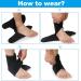 Luwint Neoprene Adjustable Ankle Brace - Premium Foot Support for Pain Relief | International Shipping Available - Buy Online on GoSupps.com
