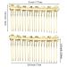PRETTYLIFE Bridal Crystal Side Combs 2pc Set - Dark Green Wedding Hair Accessories for Women & Girls - Buy Online on GoSupps.com