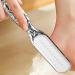 Obesntln Foot Scrubber Pumice Stone Foot File 2-in-1 Multi-Purpose Callus Remover - Professional Pedicure Tool Foot Scraper Reduces Calluses and Corns for Feet Hands and Body Care Transparent Grey - Buy Online on GoSupps.com
