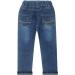 SEAUR Baby Boys Blue Ripped Jeans with Elastic Waistband | 18-24 Months | Stretch Casual Denim Pants - Buy Online on GoSupps.com