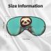 Slothful Student Soft Eye Mask - Adjustable Travel Sleep Mask for Ultimate Comfort | Ideal for Meditation & Light Blockage (1 Count - Buy Online on GoSupps.com