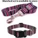 Mihqy Bohemian Purple Dog Collar - Adjustable Soft & Comfortable for Small Medium Large Dogs (XS: 20-30 cm Neck) - Floral & Geometric Design - Buy Online on GoSupps.com