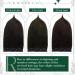 Runature 25cm Clip-In Real Human Hair Extensions - Black Remy Hair 3pcs 50g Natural Look Affordable Short Hair Clip-Ins - Buy Online on GoSupps.com