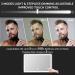 Rechargeable 5 Way Mirror with Light, Real Glass & Telescoping Hooks - Dark Gray | Portable DIY Haircut Tool for Self Hair Cutting & Styling - Buy Online on GoSupps.com