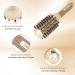 AIMIKE Nano Ceramic Ionic Round Brush 1.7'' | Medium Barrel with Boar Bristles for Blow Drying, Styling, Curling | Increase Hair Shine | Includes 4 Hair Clips - Buy Online on GoSupps.com