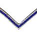 Shop Wodenhringriemen Horse Glitter Headband | Curved Leather Diamond Stirrup Straps for Warmblood Thoroughbred & Pony (COB Black/Blue) - International Shipping Available - Buy Online on GoSupps.com