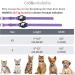 Jiaarui AirTag Cat Collar - Soft GPS Tracker with Bell & Bracket for Girls/Young Cats (Purple XS) - Buy Online on GoSupps.com