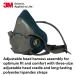 3M Rugged Comfort Half Facepiece Reusable Respirator 6502/49489 - Medium, with Cool Flow Valve for Welding, Sanding, Cleaning, Grinding, and Machine Operations - Buy Online on GoSupps.com