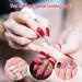 Sibba 6pcs Cuticle Drill Bit Set Flame Stainless Steel Bit with Case Manicure Pedicure Diamond Drill Polishing File Grinding Heads Tools Metal Professional Carbide Remover Bits Acrylic Gel Nails Round 6pcs Round End - Buy Online on GoSupps.com