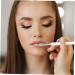 DRESSOOS 6pcs Small Lip Brush with Lid Lip Gloss Lipstick Eyeshadow Eye Shadows Applicators Lip Applicator Silicone Makeup Brush Lip Mask Applicator Lip Wands Scrub Brush Plastic - Buy Online on GoSupps.com
