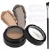 Boobeen Eyebrow Powder  Eyebrow Shaping kit Brow Powder Set  With Natural-looking Eyebrows  Included Eyebrow Brush & Eyebrow Stencils 02