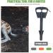 Hunters Out Tool - Hunting Cleaning Accessories | Large Animal Anal Cleaning Tools | Animal Anal Dressing Tools With Carabiner | Animal Anal Dressing Tool For Deer Large Livestock Gray - Buy Online on GoSupps.com