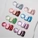 MIZHSE Cat Eye Gel Nail Polish 8 Colors Ceramic Magnetic Gel Polish Set with Magnet Stick Crystal Shimmer Silver Brown Green Purple Colors Nail Gel Soak Off Nail Art Salon Home Gift for Women Classic Glass Cat Eye Gel
