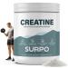SURPO Micronized Creatine Monohydrate Powder - 300g 60 Servings | Pure Creatine Powder | Unflavored | Gluten Free & Non GMO Workout Supplements for Men & Women | Ideal for Muscle Recovery & Growth