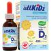 allKiDz Vegan Vitamin D3 Drops for Infants Babies Kids Children Plant-based 400 IU VD3 Liquid Supplement 25 Milliliter