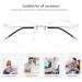 HBSelect Blue Light Filter Glasses - Protect Your Eyes from Screen Strain for Work & Gaming | Unisex Transparent Design - Buy Online on GoSupps.com
