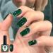 Christmas Gel Nail Polish Set Glitter Red Green 2 Colors Burgundy Dark Red Soak Off LED/UV Lamp Manicure Nail Varnish Sets for Women Nail Art Salon DIY Home - Buy Online on GoSupps.com