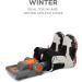 Unisex Force Dry Sport-Digital Shoe Dryer | Gray Orange | Universal Fit - Buy Online on GoSupps.com