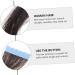 POPETPOP brown hair clip in hair extensions hair ties for women seamless hair extension beaded hair extensions human hair black real hair extensions full head clip Miss straight hair tape medium Black - Buy Online on GoSupps.com