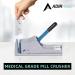 Adirmed Pill Crusher - Medical Grade Fine Powder Crushing for Elderly Compatible with Pill Pouches - Efficient Pill Smasher & Splitter - Buy Online on GoSupps.com