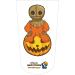 Heal with Appeal Amputee stump sock Cute Child Scarecrow sits on Pumpkin v1 3Ply stump sock