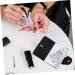 Mikinona 2pcs Nail Art Card Holder Nail Plate Holder Nail Stamp Bag Nail Sticker Book Organizer Nail Steel Nail Printing Template Pouches Christmas Nail Art Stamper Bag Pu Appendix Embossed Green 14.5X9.5X1.8CM - Buy Online on GoSupps.com