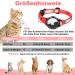 Airtag Cat Neck Band - Waterproof Reflective Collar for Kittens & Small Dogs | Safety Clasp & Elastic Adjustable (Red S 23-33cm) - Buy Online on GoSupps.com