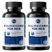 Multivitamin for Men - Methylated Multivitamin Supports Energy & Metabolism Liver & Digestive* Daily Men's Vitamins with B12 D Zinc Lycopene Folic Acid - 120 Capsules For Over 40 (2 Pack) Unflavored 60 Count (Pack of