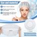Chuarry 4 PCS Mesh Sleep Bonnet Set for Women - White, Pink, Blue, Black - Buy Online on GoSupps.com