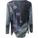 Trendy Vintage Tie Dye Long Sleeve Shirt for Women - Oversize Loose Fit Irregular Hem Pullover Top - Buy Online on GoSupps.com