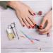 FRCOLOR Sequin Eyelashes nail brush Nail Design gradient nail painting brush cuticle nail cleaning brush nail liner Polish Nail Brush Nail Painting Pull copper Essential Oil Car Freshener - Buy Online on GoSupps.com