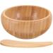 FOMIYES Clay Mask Bowl Set - Bamboo & Wood Mixing Bowls for Skincare | Silicone & Wooden Facial Mask Bowls for Beauty Treatments - Buy Online on GoSupps.com