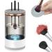 PCKOBEVER Electric Makeup Brush Cleaner Portable USB Cosmetic Brush Cleaner Automatic Cosmetic Brush Cleaner Set for Cleaning and Drying for All Size Beauty Makeup Brushes