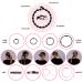 PRO Hair Tie - Easy-Release Clasp - Secure Hold - No Damage - Active Lifestyle - Glow Pack of 8 - Buy Online on GoSupps.com